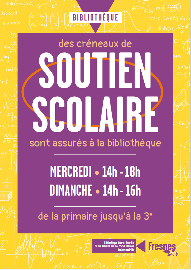 Soutien scolaire à la bibliothèque